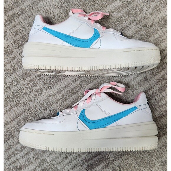 Nike women's Air Force 1 Platform pastel sneaker shoes DZ5197-100 size 8 - Picture 7 of 11